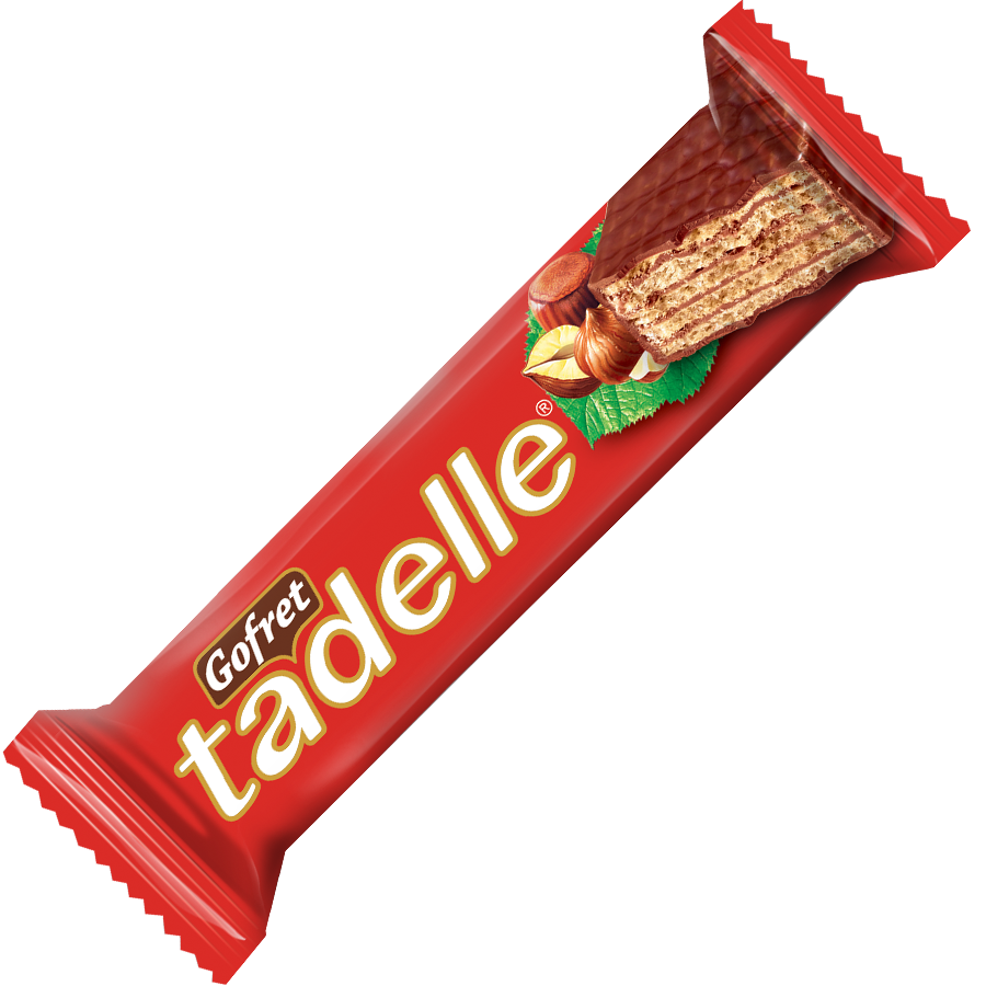 Hazelnut Cream Wafer Covered with Milk Chocolate 35 g Tadelle